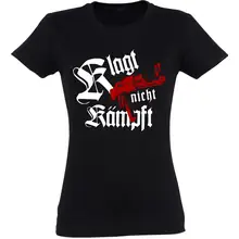 Damen T-Shirt - Klagt nicht kämpft, Ak47 Vorderseite