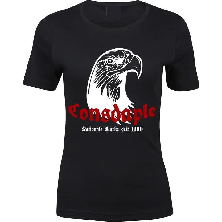 Damen Premium T-Shirt - Consdaple, Adlerkopf 1990