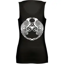 Damen Standard Top - Raben Vorderseite