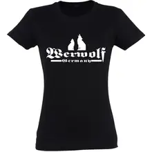 Damen T-Shirt - Werwolf Germany mit Wolf - gewählte Variante