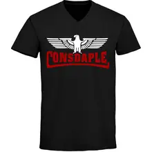 Herren V-Ausschnitt T-Shirt - Consdaple mit Adler Vorderseite