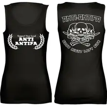 Damen Standard Top - Anti-Antifa Vorder- und Rückseite
