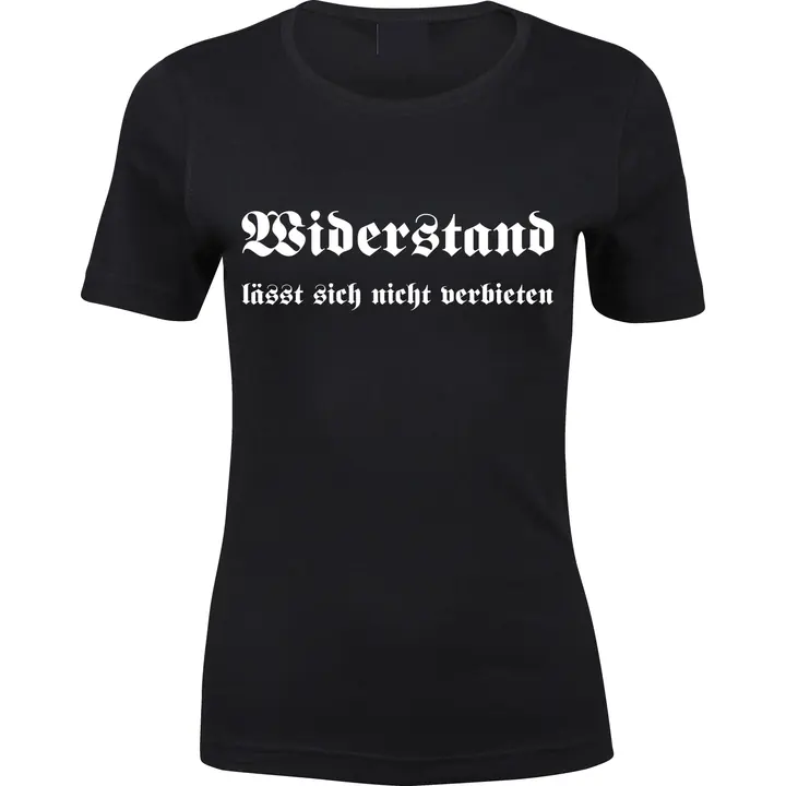 Damen Premium T-Shirt - Widerstand lässt sich nicht verbieten