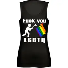 Damen Standard Top - Fuck you, LGBTQ Vorderseite