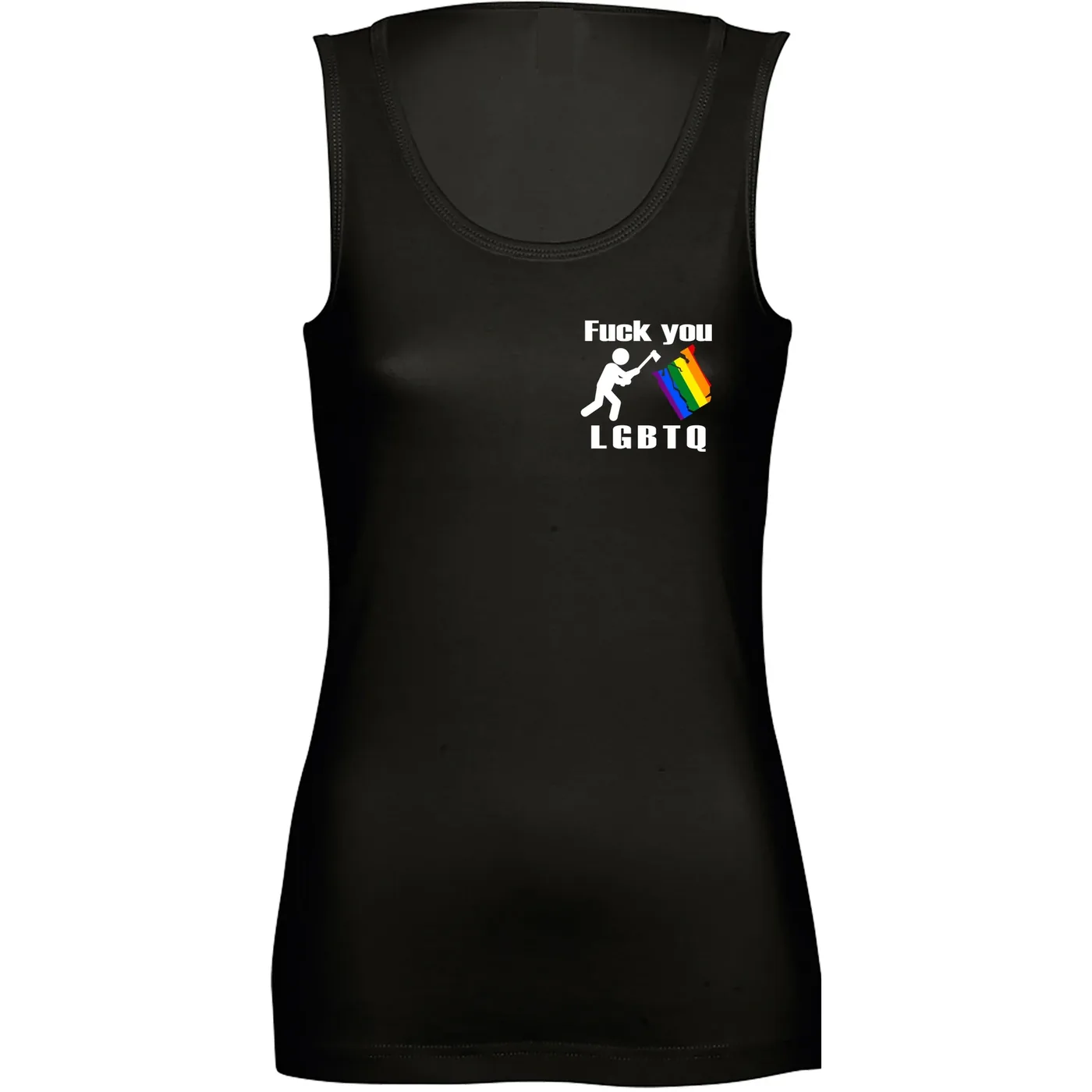 Damen Standard Top - Fuck you, LGBTQ