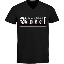 Herren V-Ausschnitt T-Shirt - Hans Ulrich Rudel, Frontsoldat Vorderseite