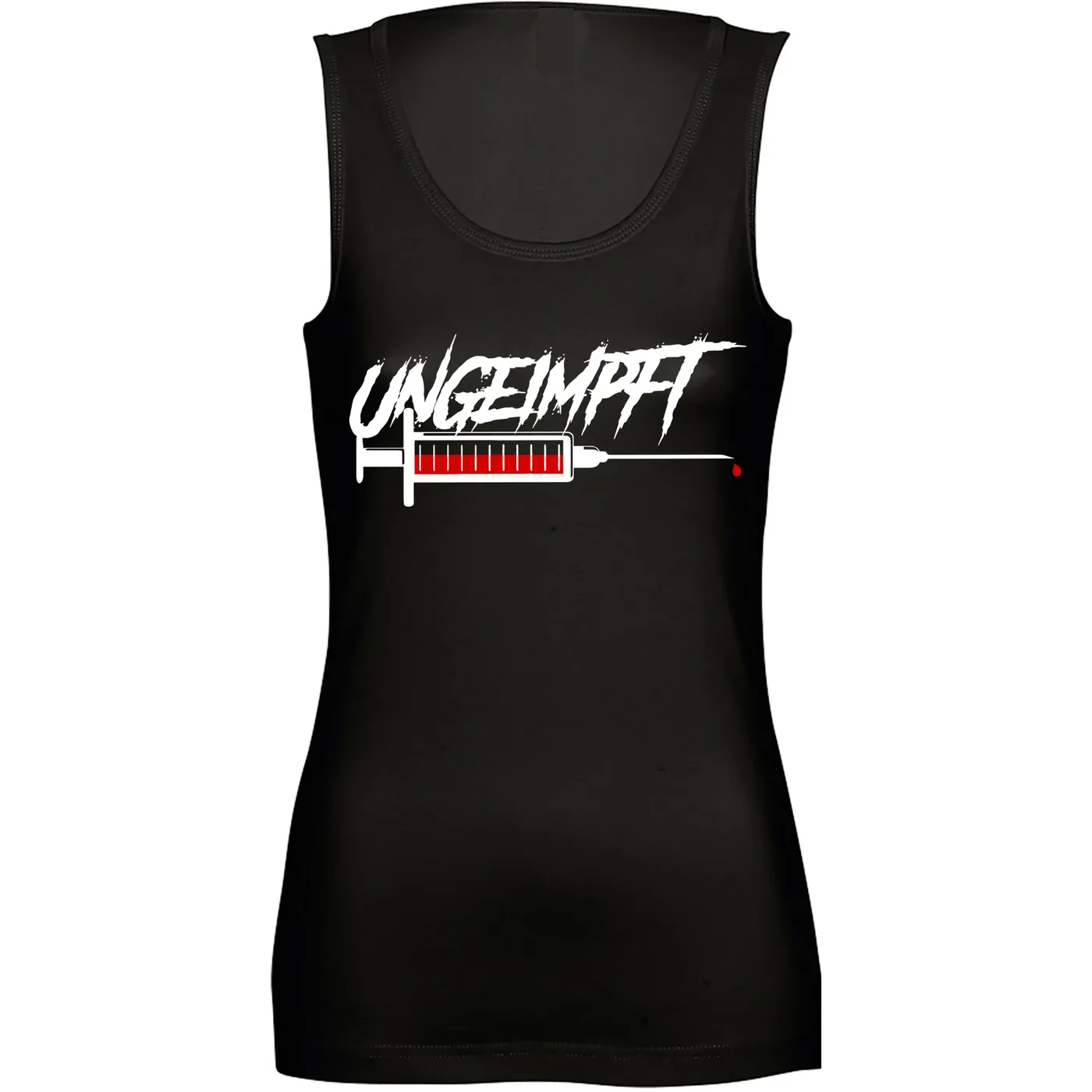 Damen Standard Top - Ungeimpft, Spritze