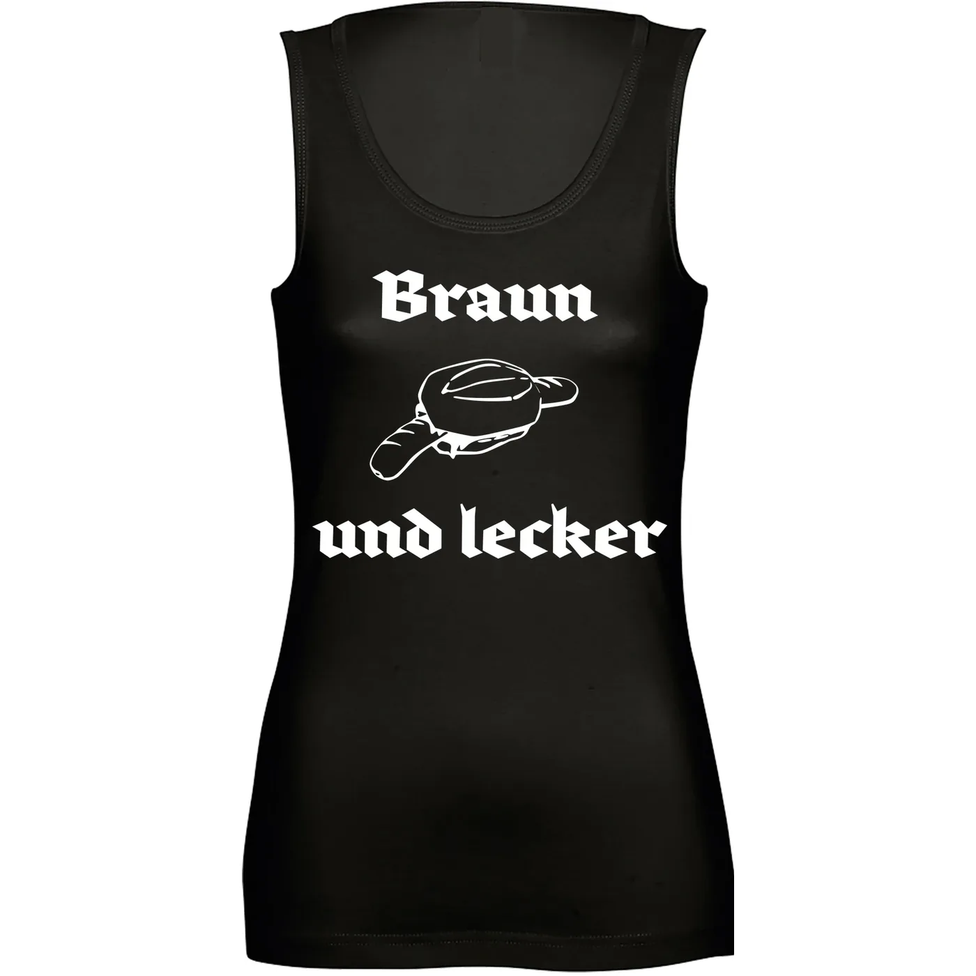 Damen Standard Top - Braun und lecker