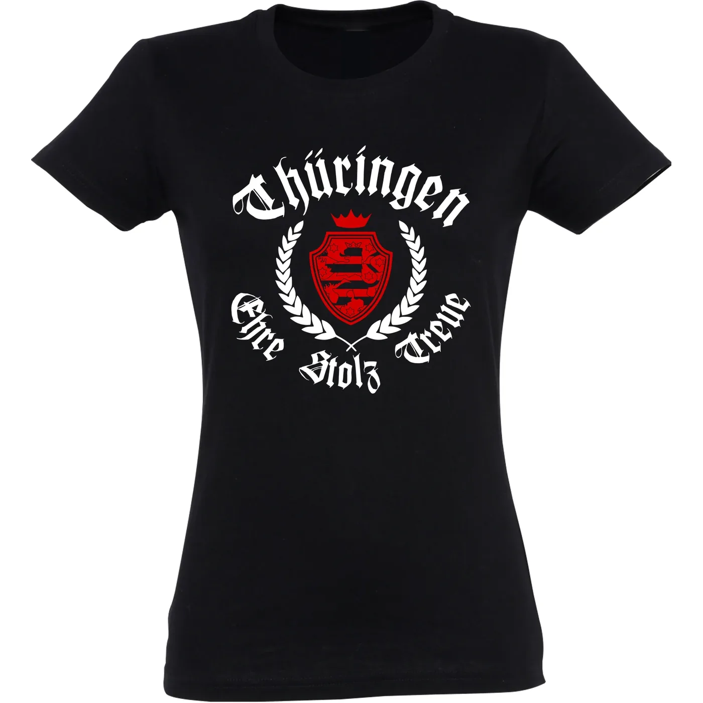 Damen T-Shirt - Thüringen, ehre stolz treue