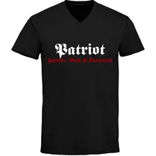 Herren V-Ausschnitt T-Shirt - Patriot Vorderseite