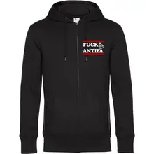 Herren Kapuzenjacke - Fuck Antifa - gewählte Variante
