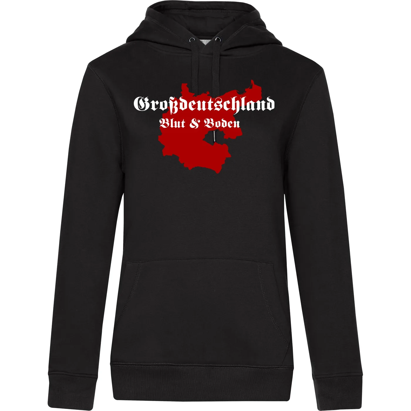 Damen Kapuzenpullover - Großdeutschland Blut&Boden