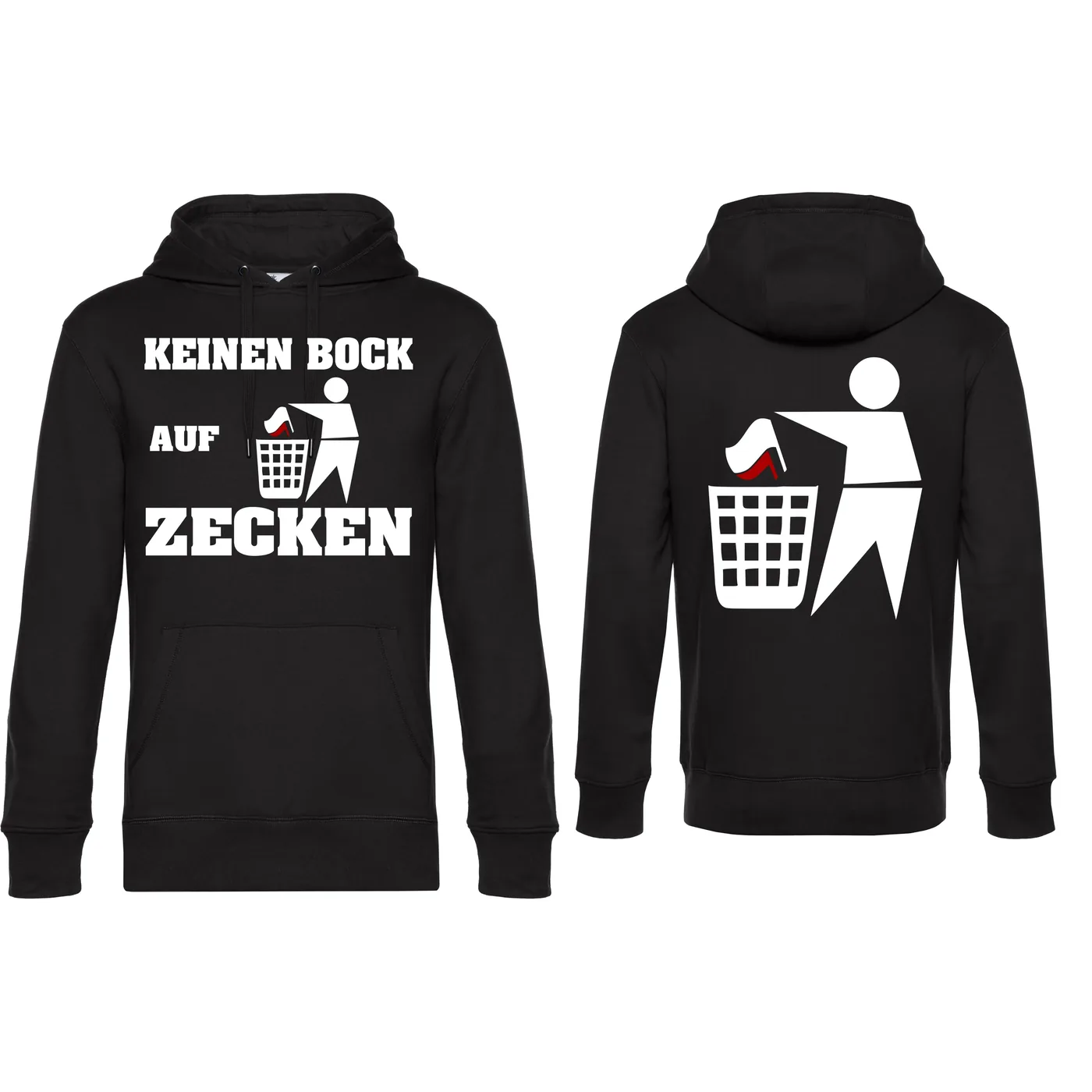 Herren Kapuzenpullover - Keinen Bock auf Zecken