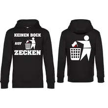 Herren Kapuzenpullover - Keinen Bock auf Zecken - gewählte Variante