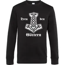 Herren Pullover - Treu den Göttern Vorderseite