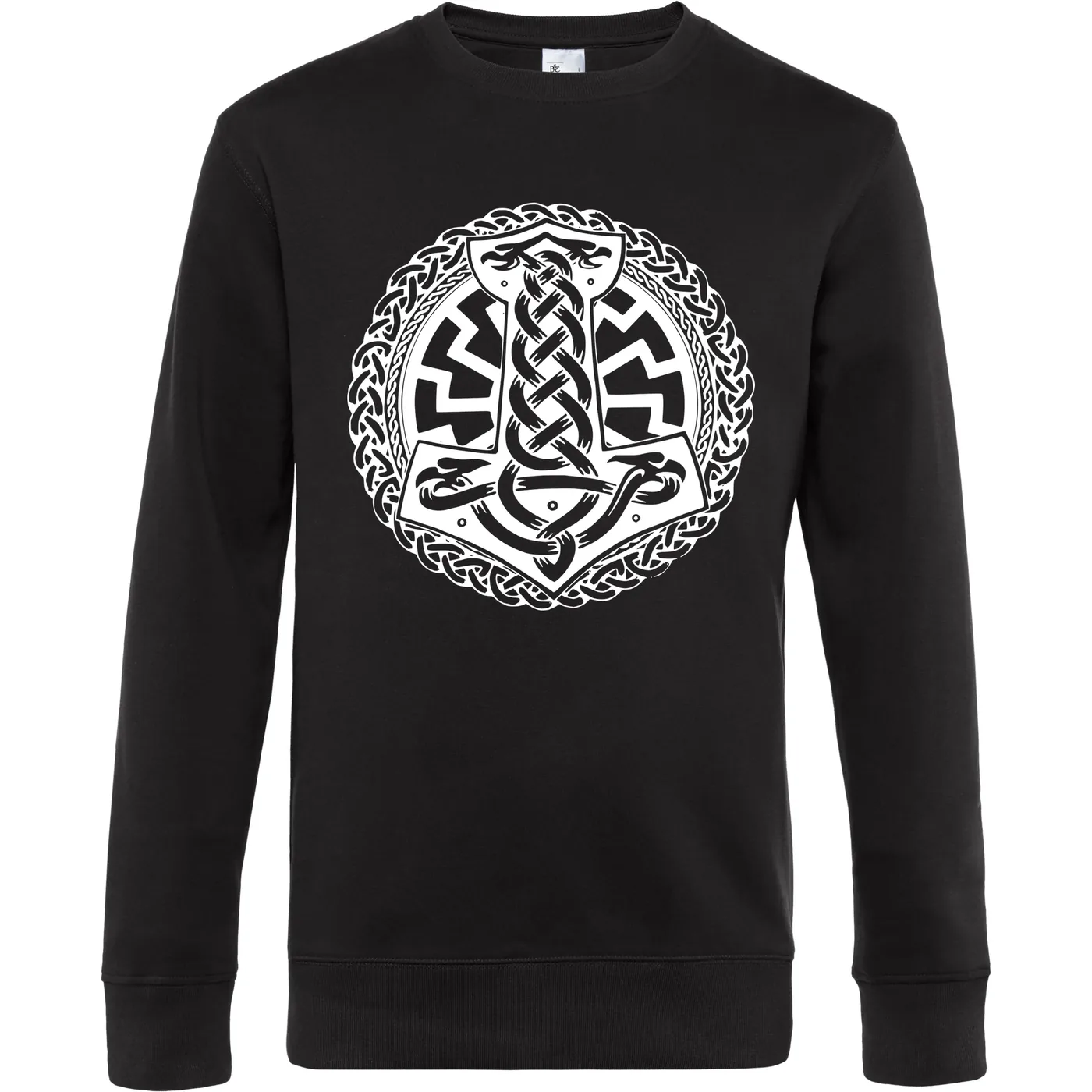 Herren Pullover - Schwarze Sonne, Thorhammer