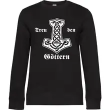Damen Pullover - Treu den Göttern Vorderseite