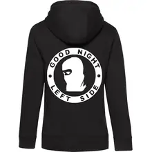 Damen Kapuzenpullover - Good night left side Rückseite