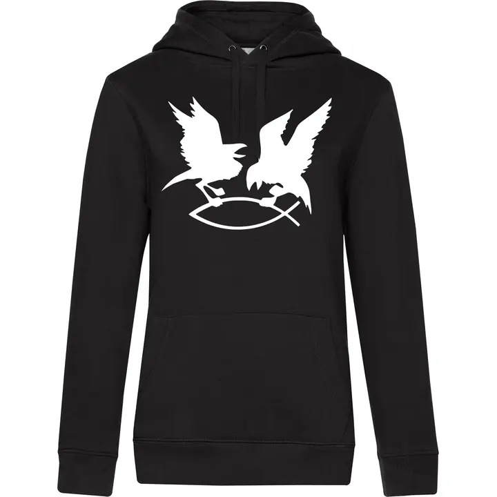 Damen Kapuzenpullover - Hugin Munin