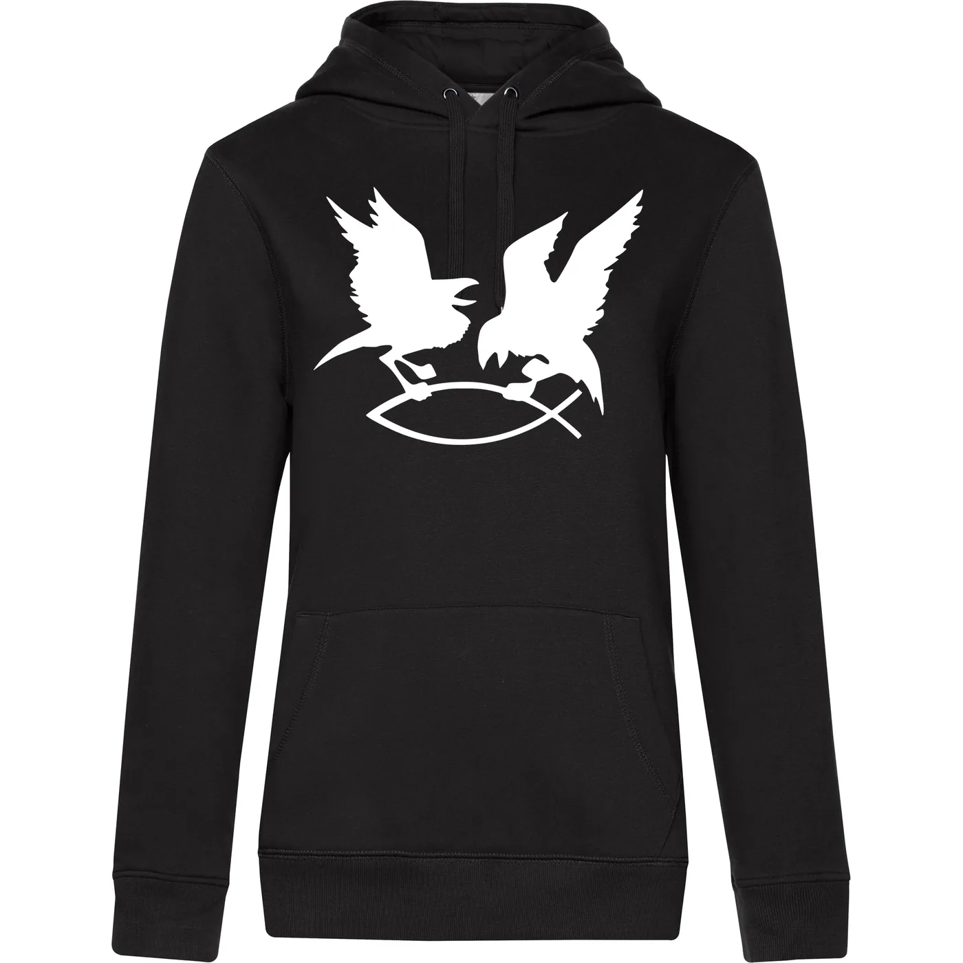 Damen Kapuzenpullover - Hugin Munin