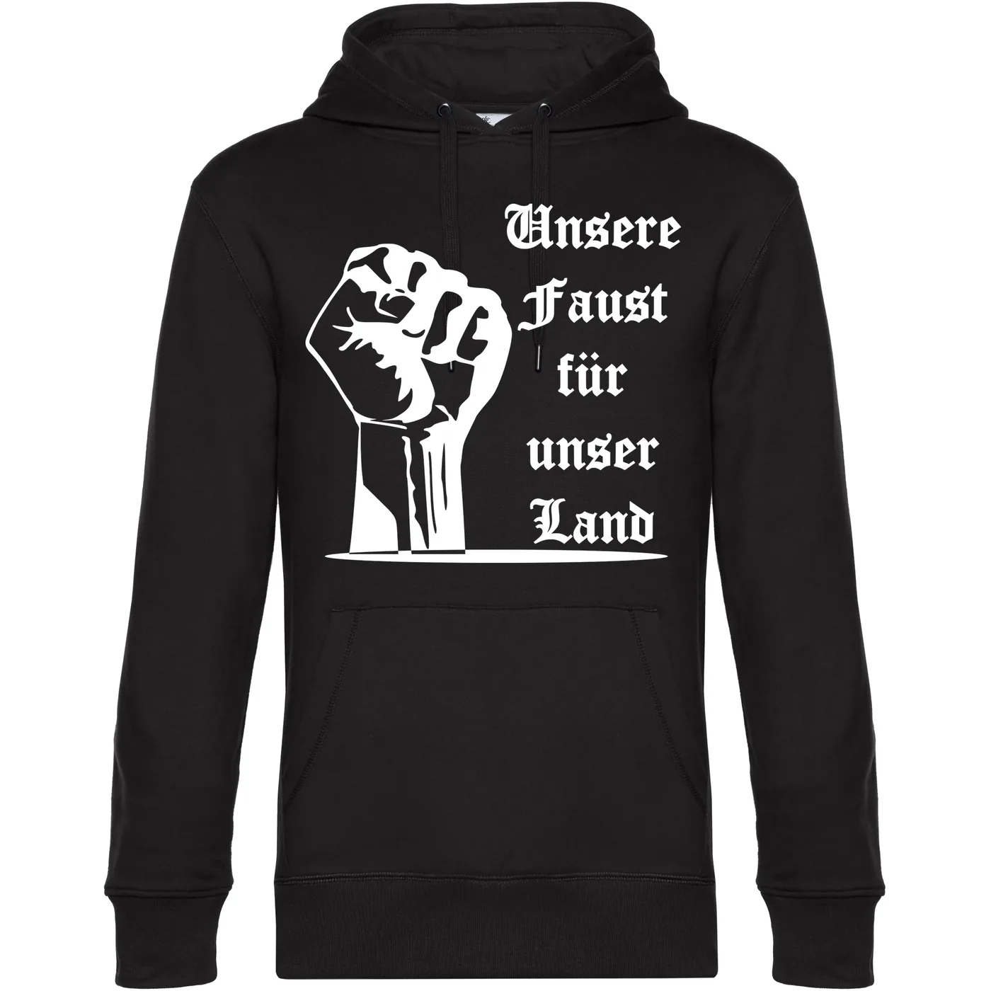 Herren Kapuzenpullover - Unsere Faust für unser Land