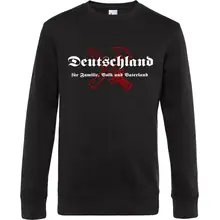 Herren Pullover - Deutschland für Familie, Volk und Vaterland Vorderseite