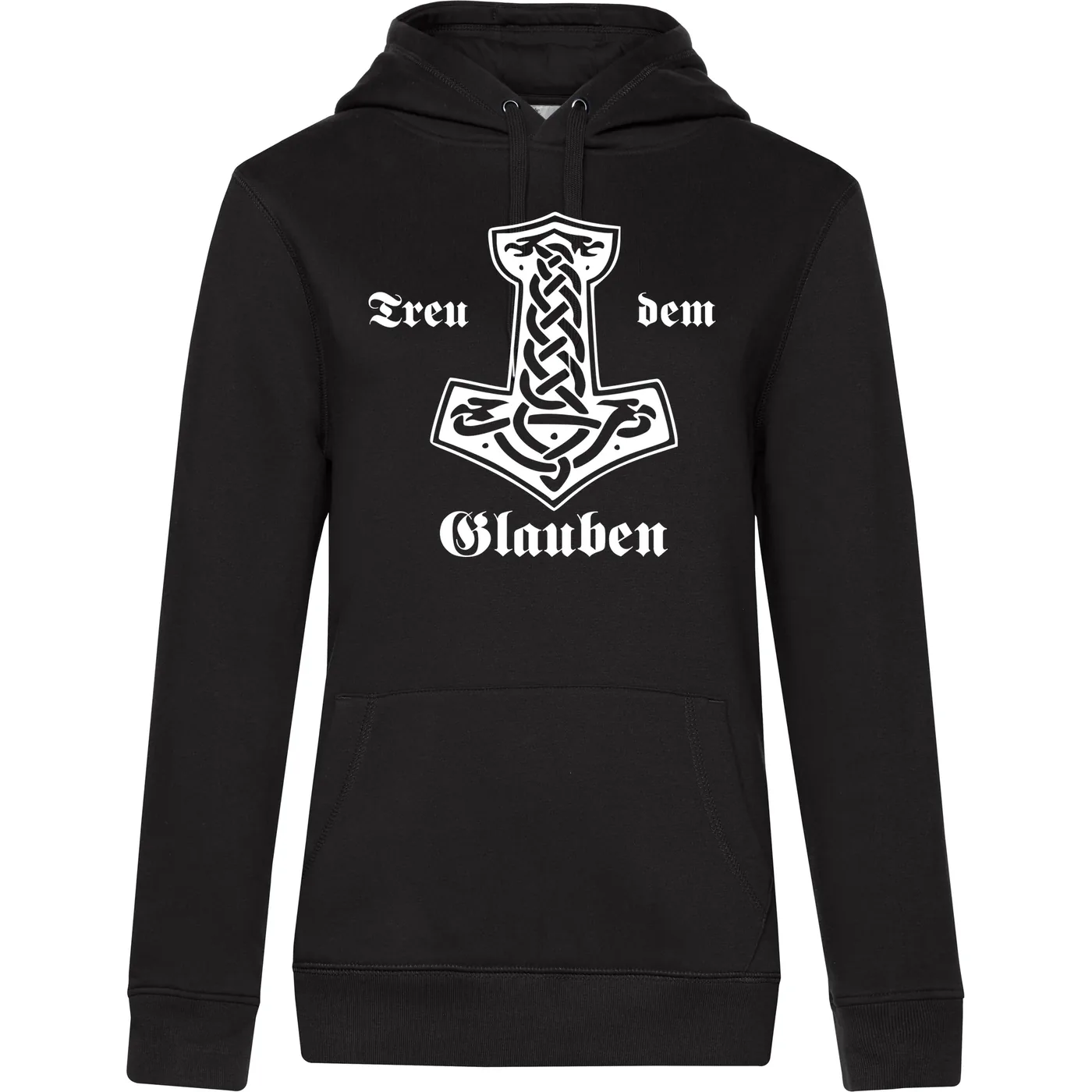 Damen Kapuzenpullover - Treu dem Glauben
