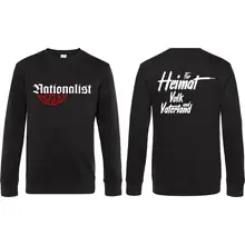 Herren Pullover - Nationalist für Heimat, Volk und Vaterland - gewählte Variante