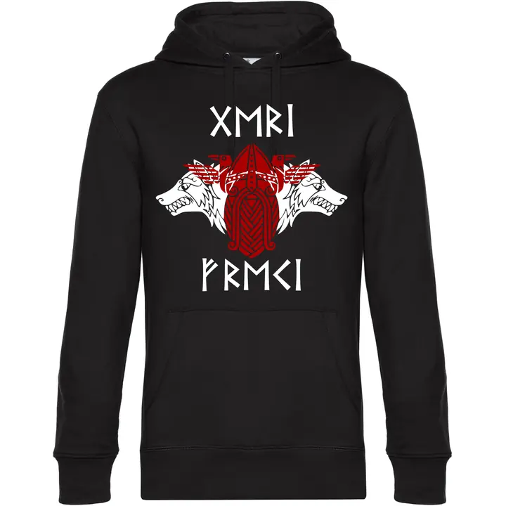 Herren Kapuzenpullover - Geri und Freki