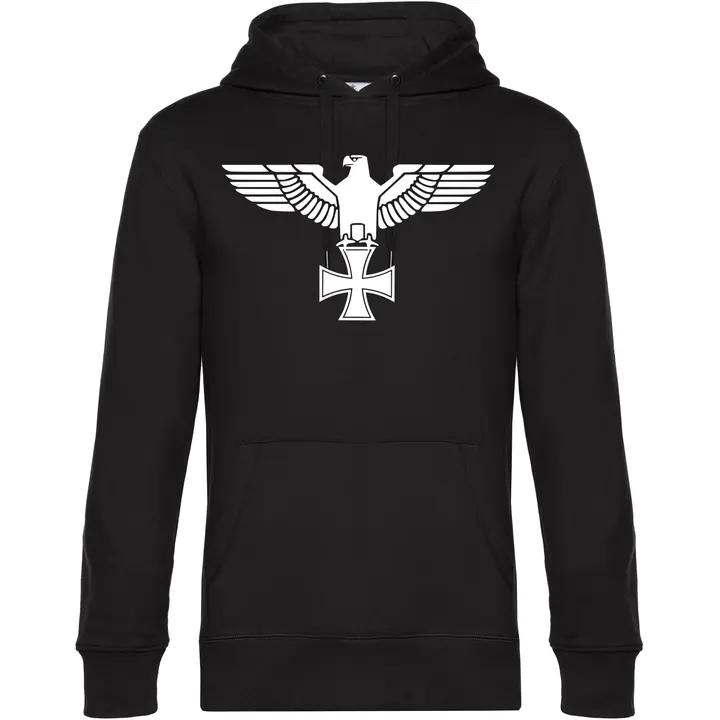 Herren Kapuzenpullover - Adler, Kreuz