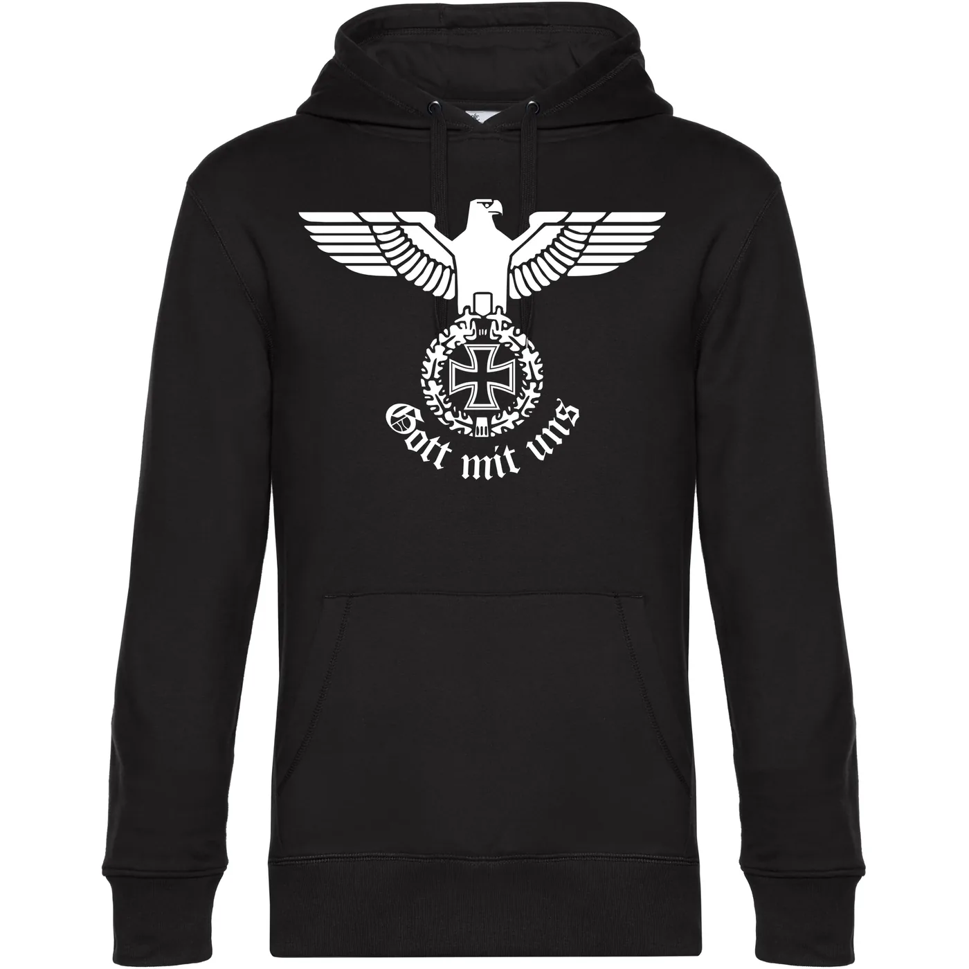 Herren Kapuzenpullover - Gott mit uns