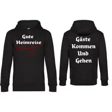 Herren Kapuzenpullover - Gute Heimreise - gewählte Variante
