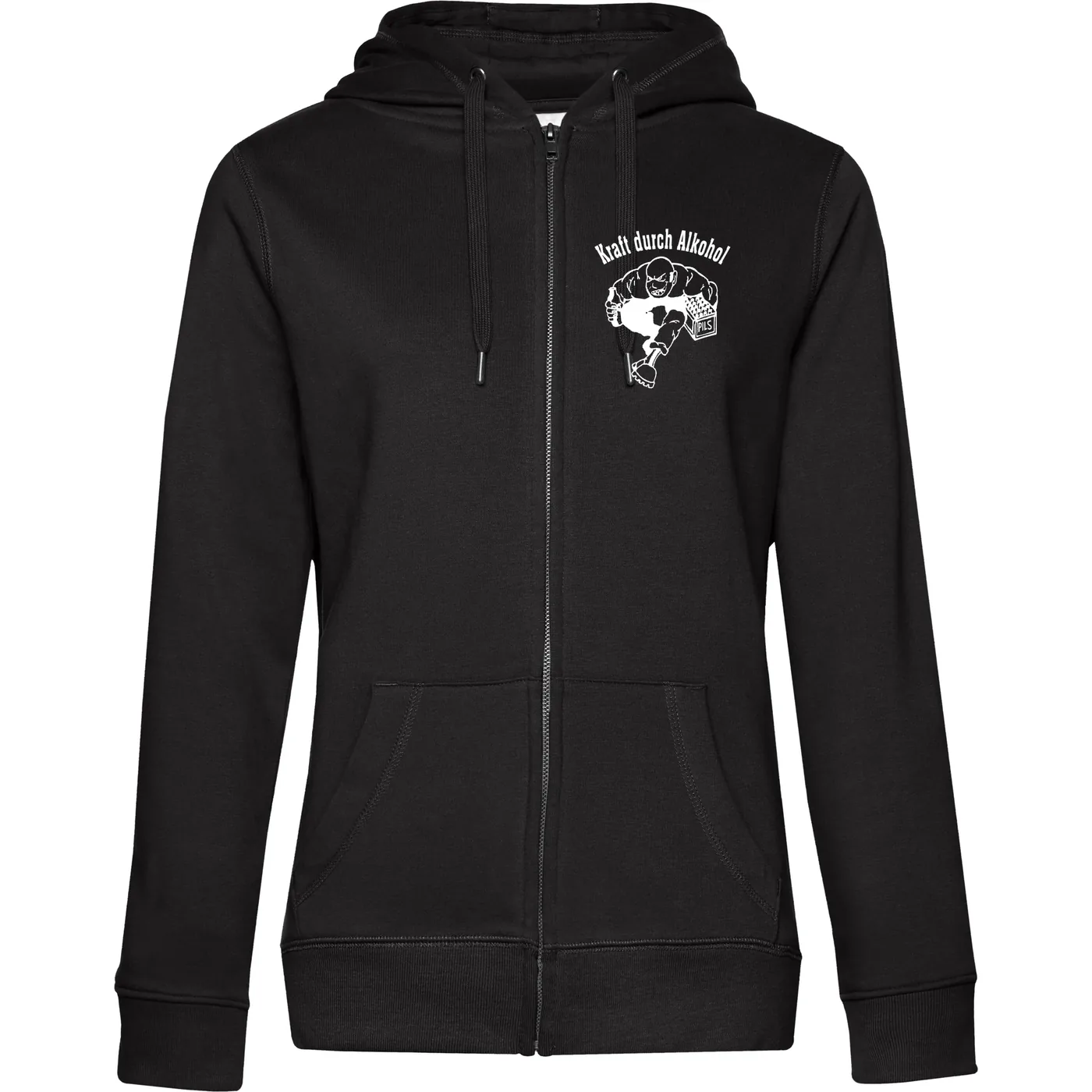 Damen Kapuzenjacke - Kraft durch Alkohol
