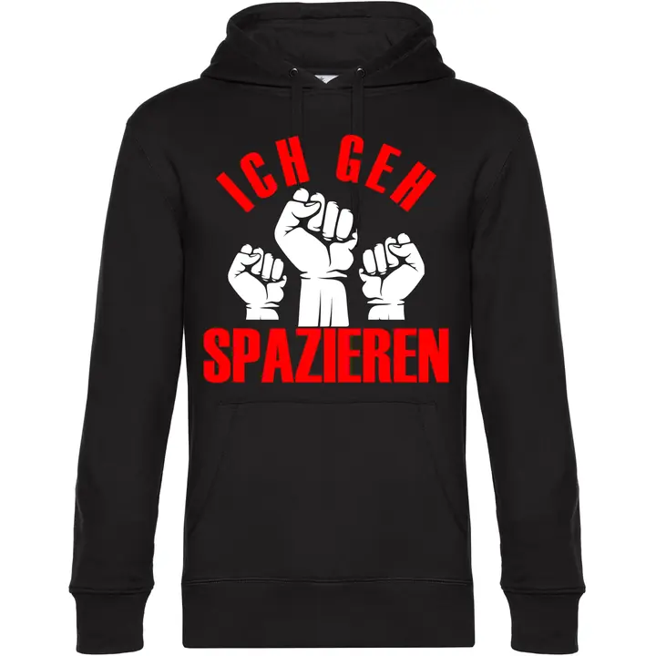Herren Kapuzenpullover - Ich geh Spazieren