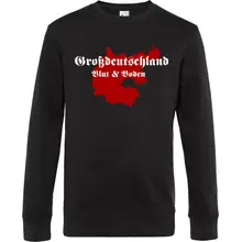 Herren Pullover - Großdeutschland Blut&Boden Vorderseite