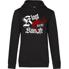Damen Kapuzenpullover - Klagt nicht kämpft, Ak47 - gewählte Variante