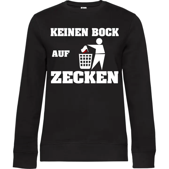 Damen Pullover - Keinen Bock auf Zecken