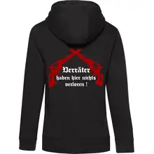 Damen Kapuzenpullover - Kameradschaft mehr als nur ein Wort Rückseite