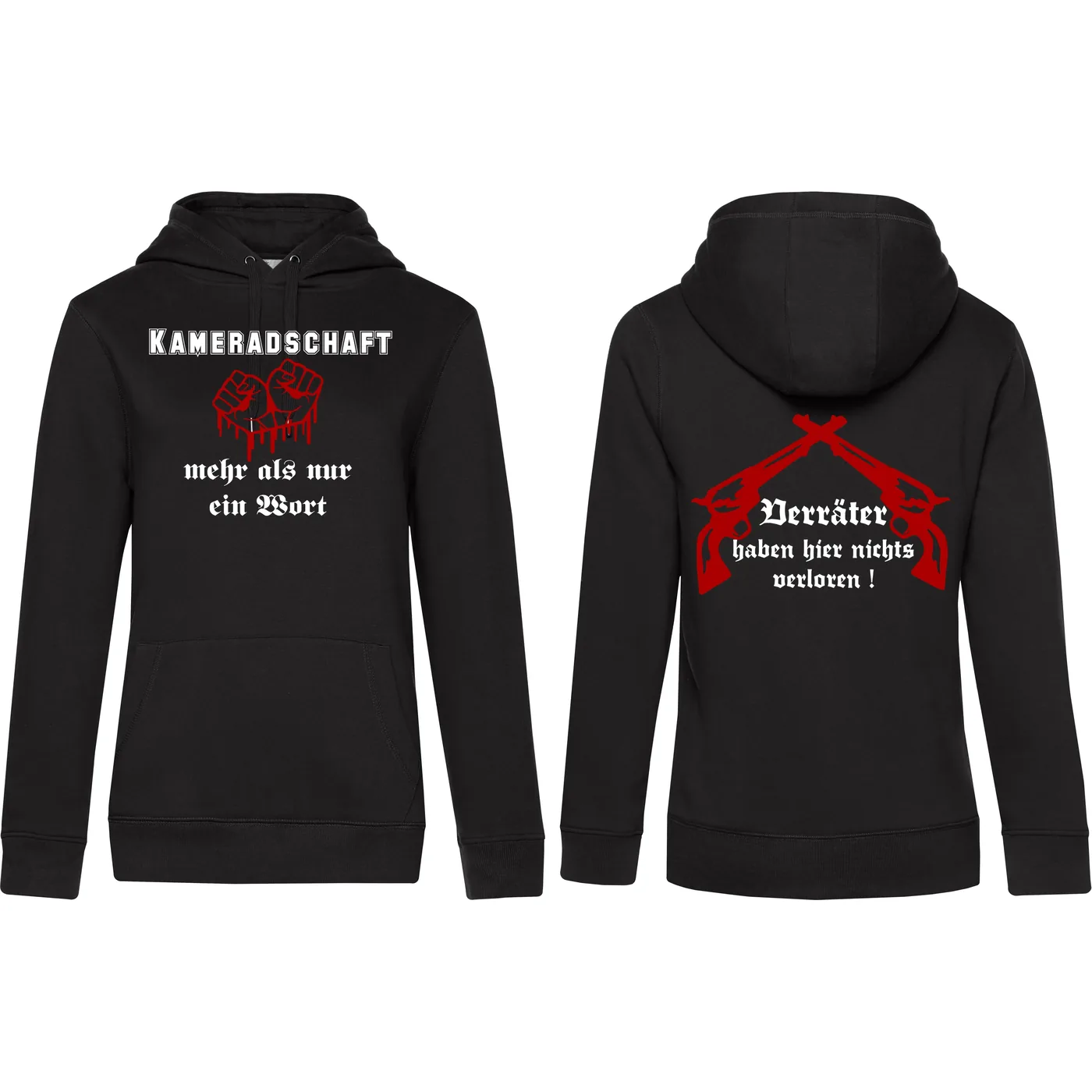 Damen Kapuzenpullover - Kameradschaft mehr als nur ein Wort