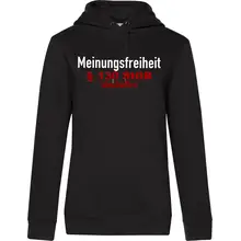 Damen Kapuzenpullover - Meinungsfreiheit - gewählte Variante