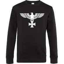 Herren Pullover - Adler, Kreuz Vorderseite