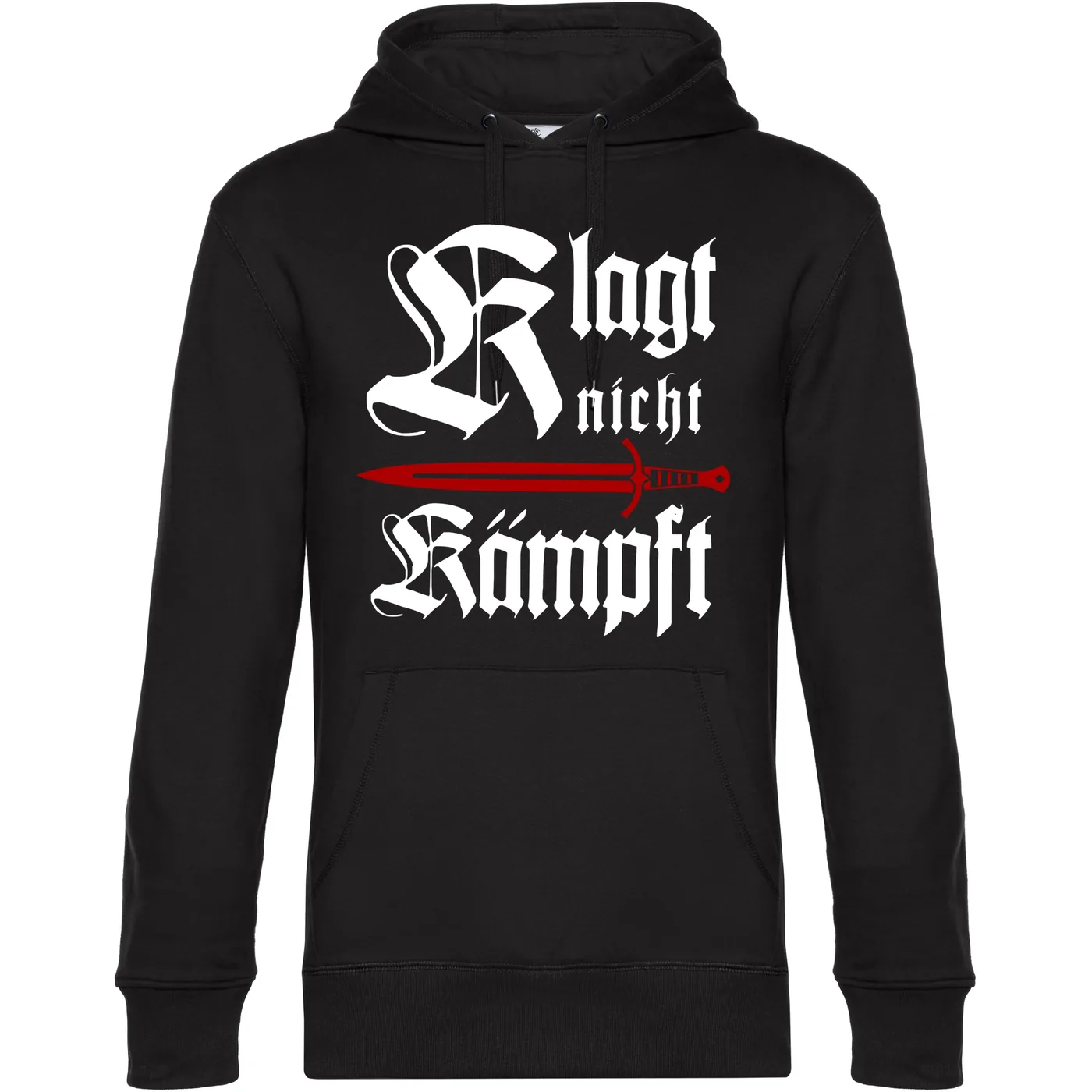 Herren Kapuzenpullover - Klagt nicht kämpft, Schwert