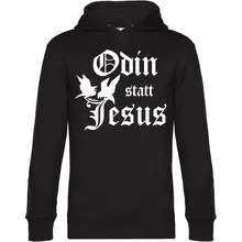 Herren Kapuzenpullover - Odin statt Jesus - gewählte Variante