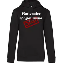 Damen Kapuzenpullover - Nationaler Sozialismus jetzt Vorderseite