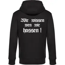Herren Kapuzenjacke - Berserker Rückseite