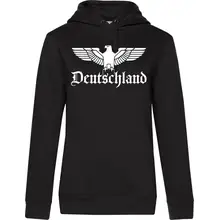 Damen Kapuzenpullover - Adler, Deutschland Vorderseite