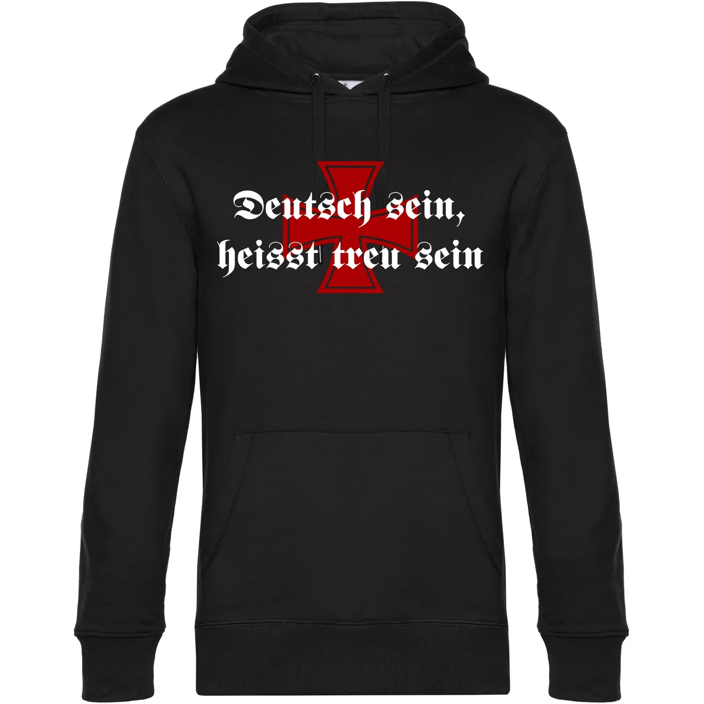 Herren Kapuzenpullover - Deutsch sein, heißt treu sein