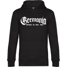 Herren Kapuzenpullover - Germania, Deutsch ist mein Sinn Vorderseite