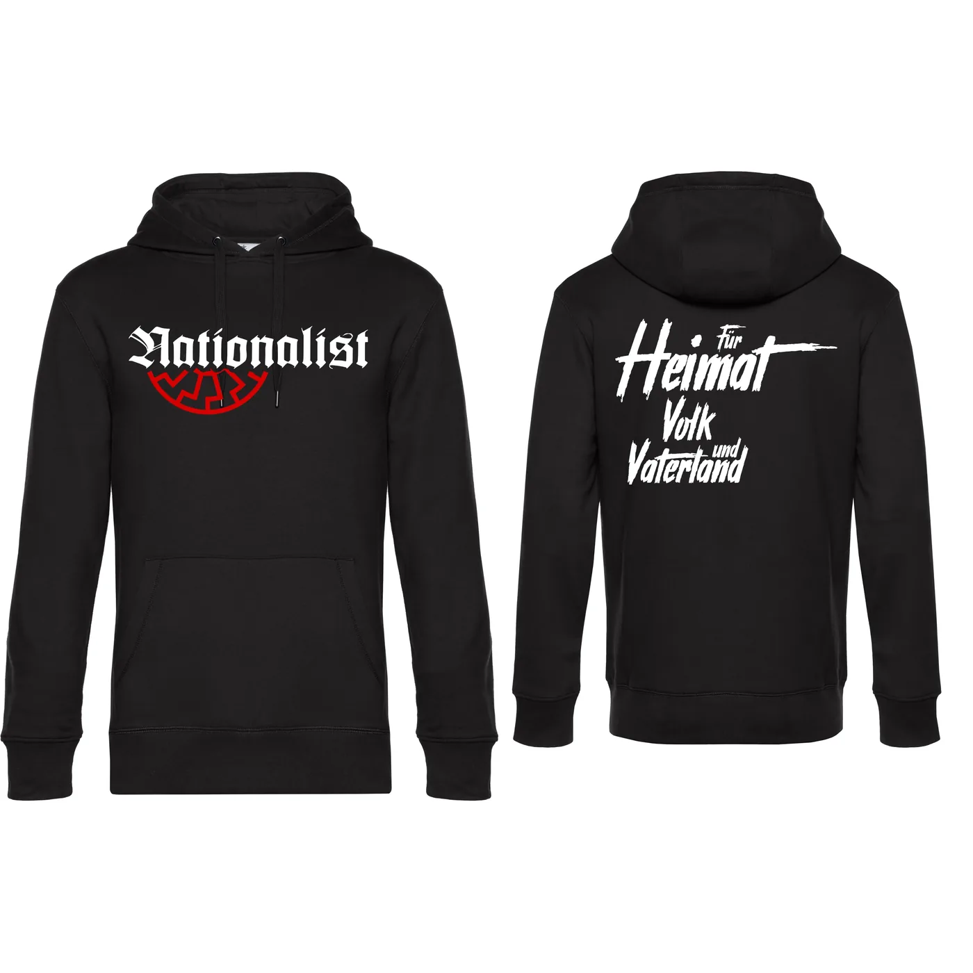 Herren Kapuzenpullover - Nationalist für Heimat, Volk und Vaterland