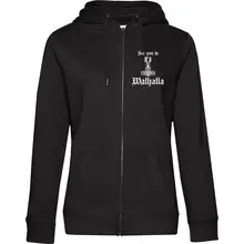 Damen Kapuzenjacke - See you in Walhalla Thorhammer - gewählte Variante